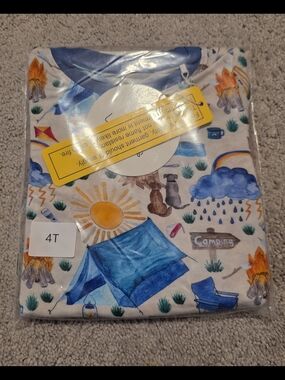 Lazy Bones 2 Piece PJs Camping